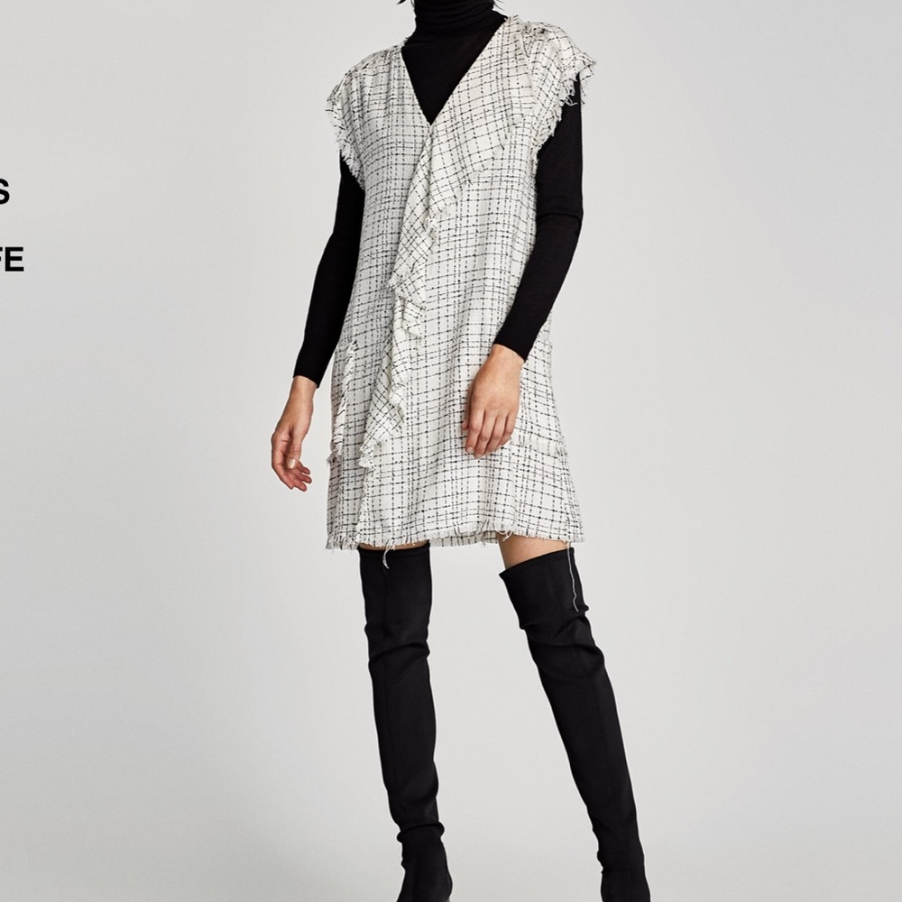 Zara tweed dress